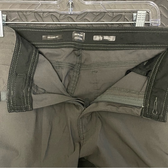 Prana Stretchy Gray Hiking Pants 32w 32L - Picture 3 of 8